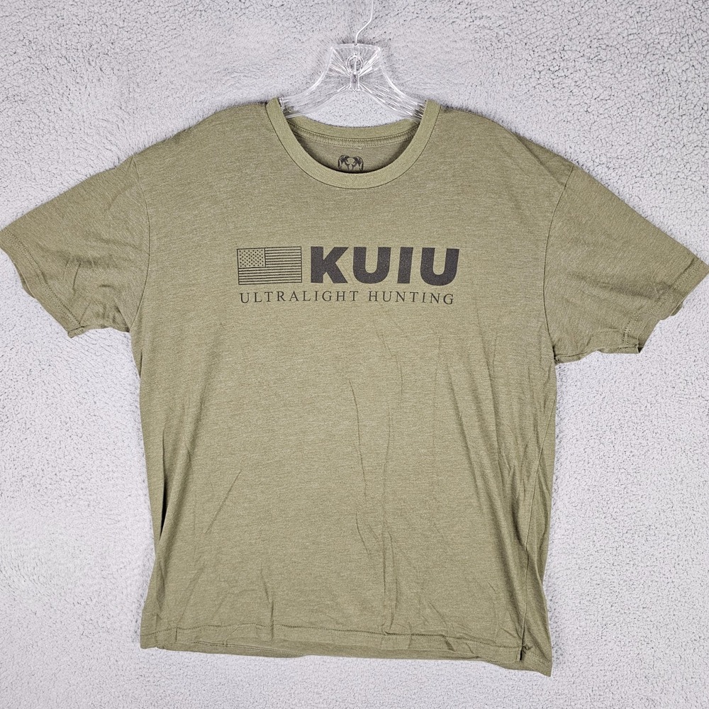 KUIU Mini Flag T-Shirt Mens XL Ultralight Hunting Outdoor Short Sleeve Pullover
